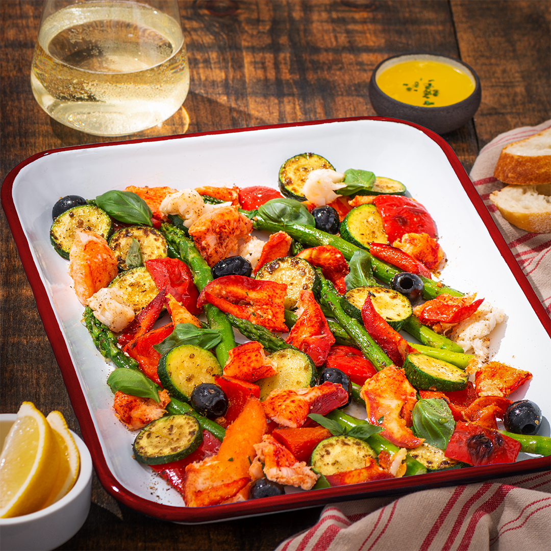 Provençale Lobster Sheet Pan Dinner Lobster Council of Canada